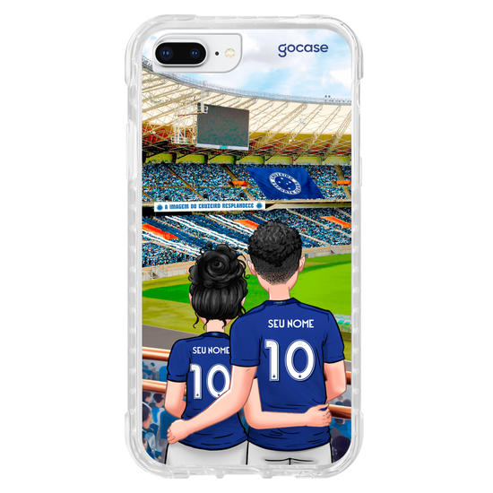 Capinha para celular  Cruzeiro - Casal Celeste
