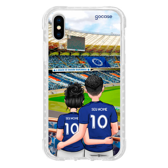 Capinha para celular  Cruzeiro - Casal Celeste