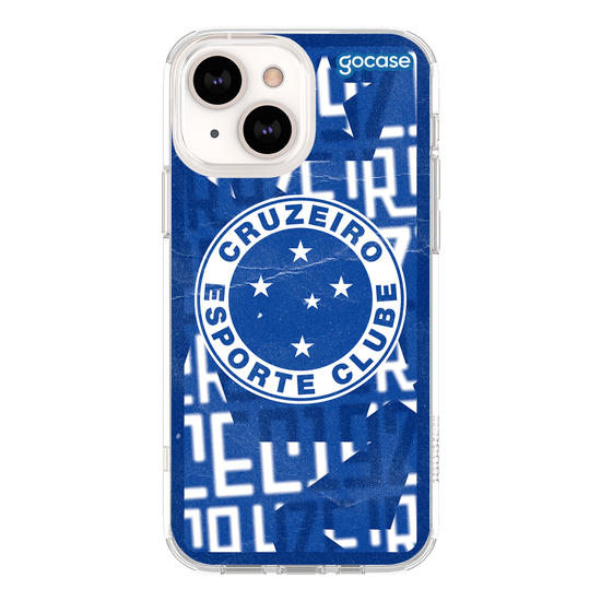 Capinha para celular Cruzeiro - Colagem Escudo