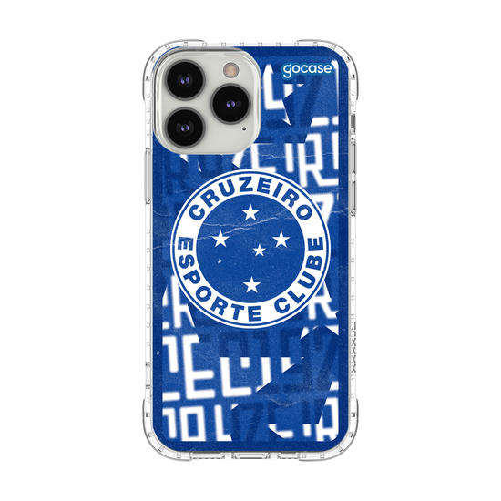 Capinha para celular Cruzeiro - Colagem Escudo