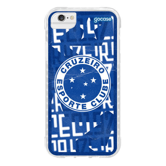 Capinha para celular Cruzeiro - Colagem Escudo