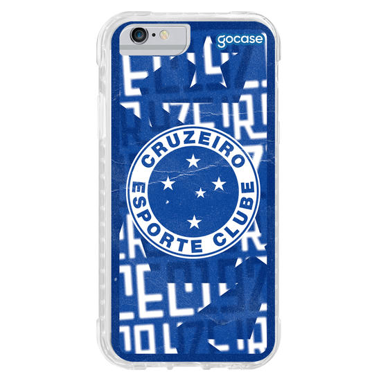 Capinha para celular Cruzeiro - Colagem Escudo