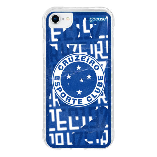 Capinha para celular Cruzeiro - Colagem Escudo