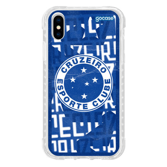 Capinha para celular Cruzeiro - Colagem Escudo