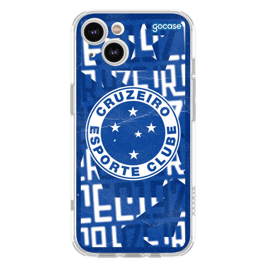 Capinha para celular Cruzeiro - Colagem Escudo