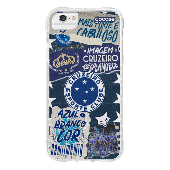 Capinha para celular Cruzeiro - Colagem