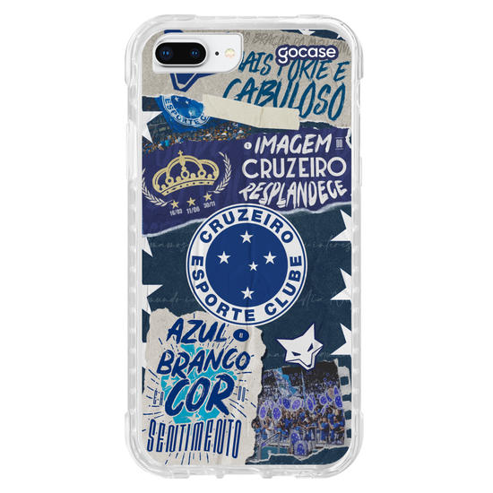 Capinha para celular Cruzeiro - Colagem