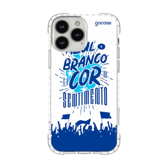 Capinha para celular Cruzeiro - Azul e Branco É a Cor do Sentimento
