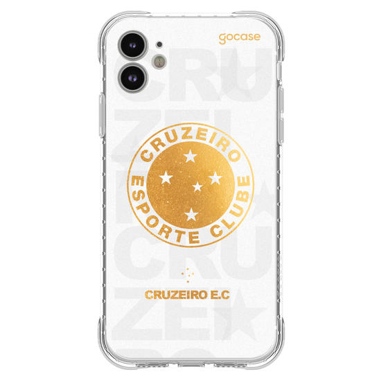 Capinha para celular  Cruzeiro - Escudo Dourado