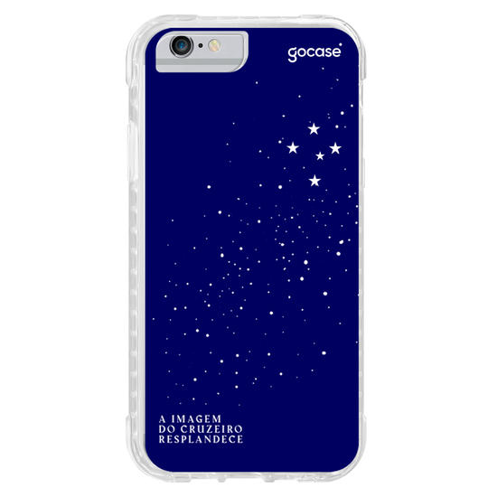 Capinha para celular Cruzeiro - Imagem Estrelas Capinha para celular Cruzeiro - Imagem Estrelas