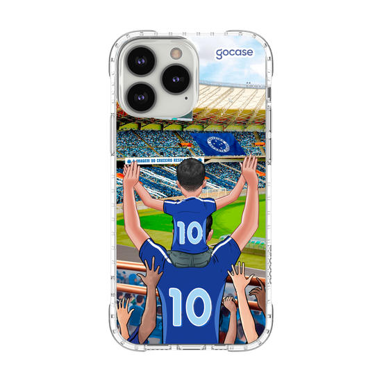Capinha para celular Cruzeiro - Pai e Filho Torcedor Estádio
