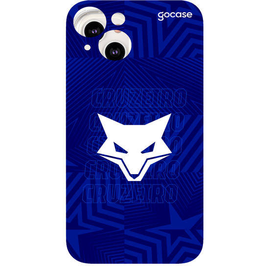 Capinha para celular  Cruzeiro - Raposa Badge Pattern