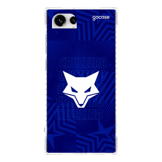 Capinha para celular  Cruzeiro - Raposa Badge Pattern