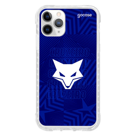 Capinha para celular  Cruzeiro - Raposa Badge Pattern