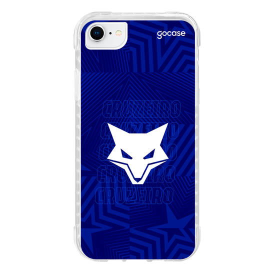 Capinha para celular  Cruzeiro - Raposa Badge Pattern