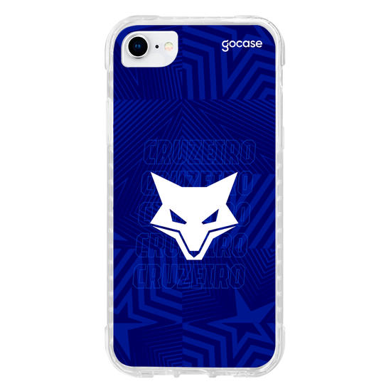 Capinha para celular  Cruzeiro - Raposa Badge Pattern