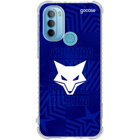 Capinha para celular  Cruzeiro - Raposa Badge Pattern