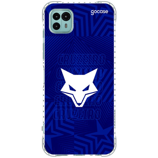 Capinha para celular  Cruzeiro - Raposa Badge Pattern