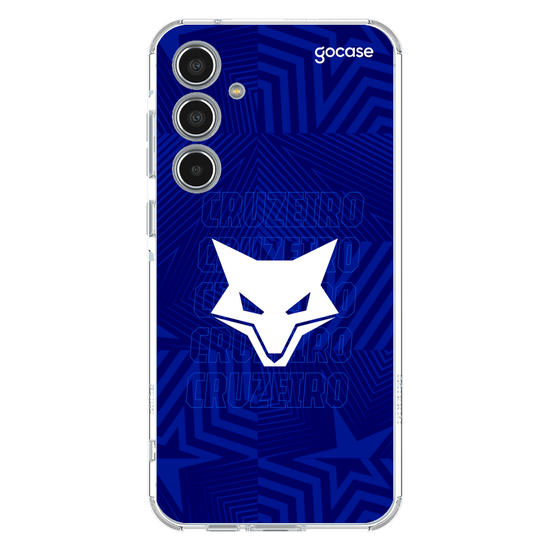 Capinha para celular  Cruzeiro - Raposa Badge Pattern