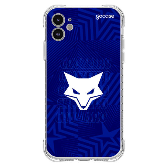 Capinha para celular  Cruzeiro - Raposa Badge Pattern
