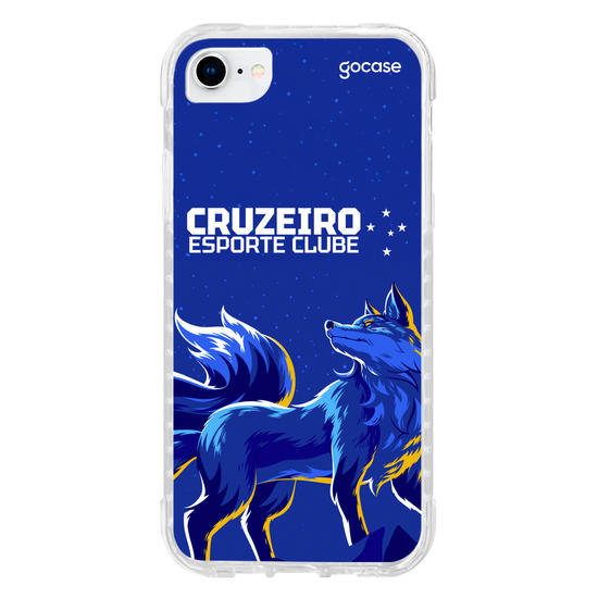 Capinha para celular  Cruzeiro - Raposa Céu Estrelado