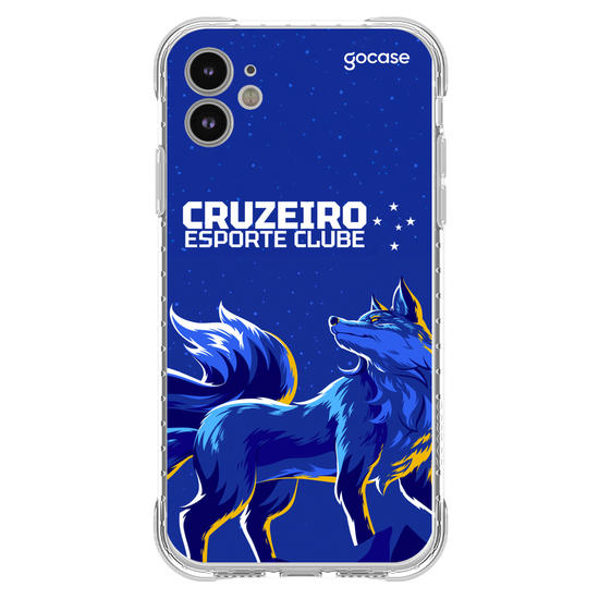Capinha para celular  Cruzeiro - Raposa Céu Estrelado