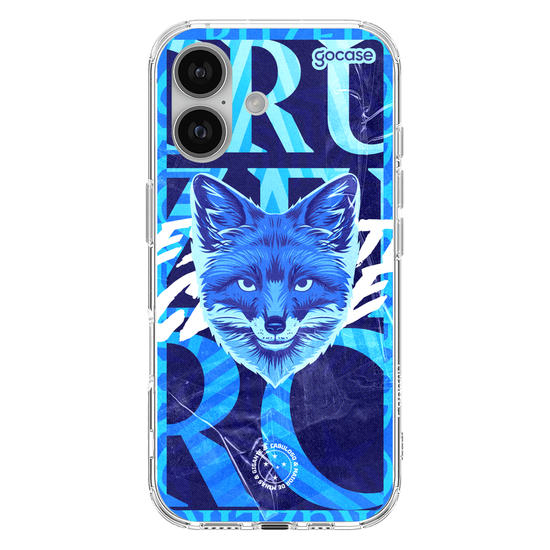 Capinha para celular  Cruzeiro - Raposa Lettering
