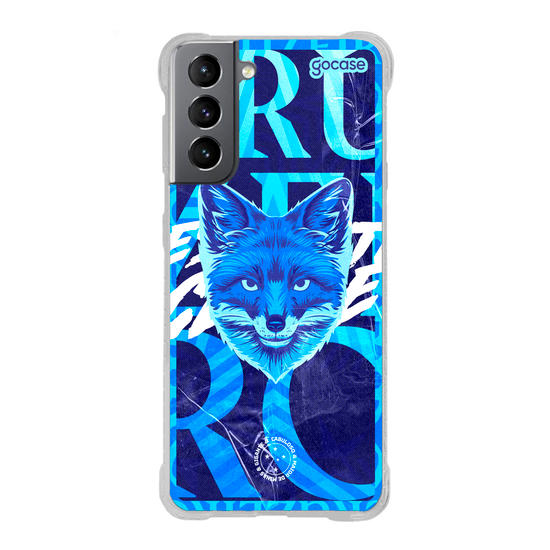 Capinha para celular  Cruzeiro - Raposa Lettering