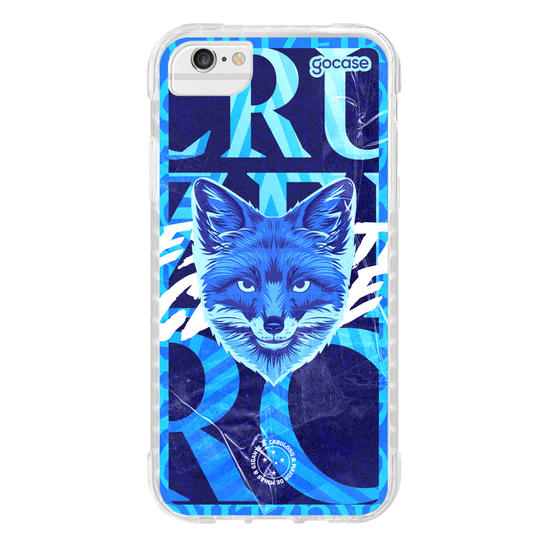 Capinha para celular  Cruzeiro - Raposa Lettering