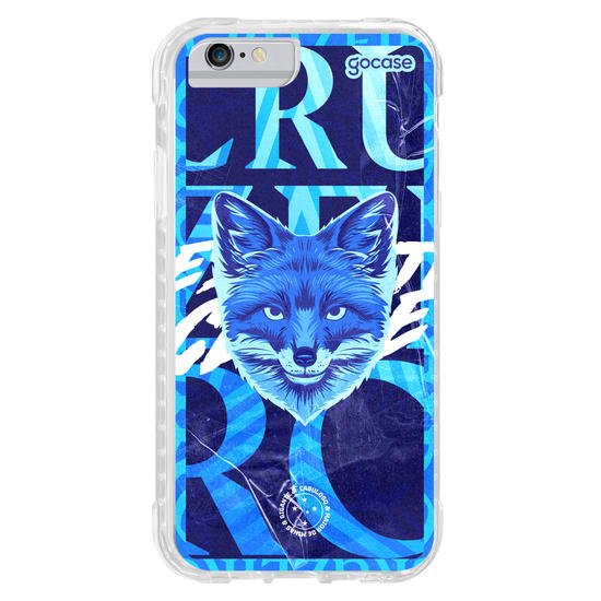 Capinha para celular  Cruzeiro - Raposa Lettering