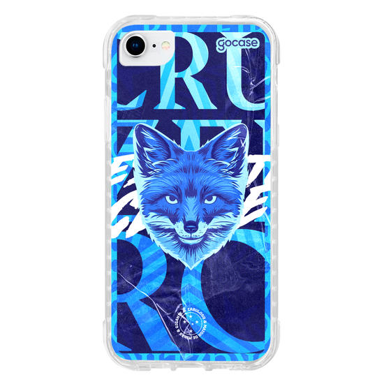 Capinha para celular  Cruzeiro - Raposa Lettering