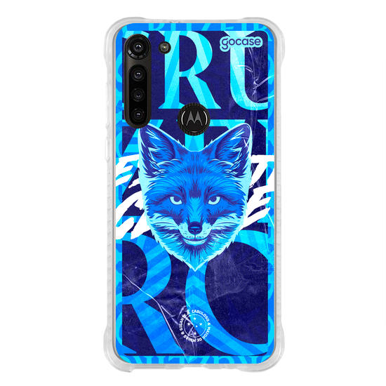 Capinha para celular  Cruzeiro - Raposa Lettering
