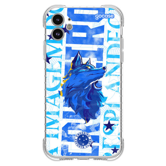 Capinha para celular  Cruzeiro - Silhueta Raposa