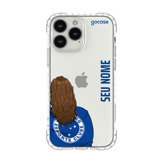 Capinha para celular Cruzeiro - Torcedora Celeste 2