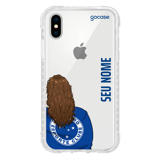 Capinha para celular Cruzeiro - Torcedora Celeste 2