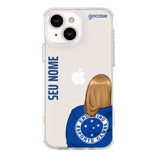 Capinha para celular Cruzeiro - Torcedora Celeste