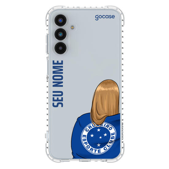 Capinha para celular Cruzeiro - Torcedora Celeste