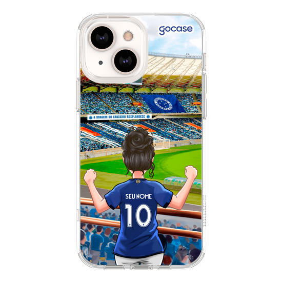 Capinha para celular  Cruzeiro - Torcedora Vibração Celeste