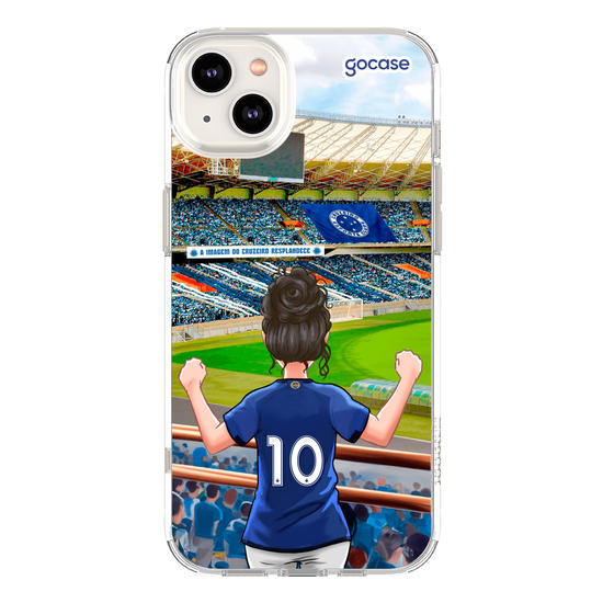 Capinha para celular  Cruzeiro - Torcedora Vibração Celeste