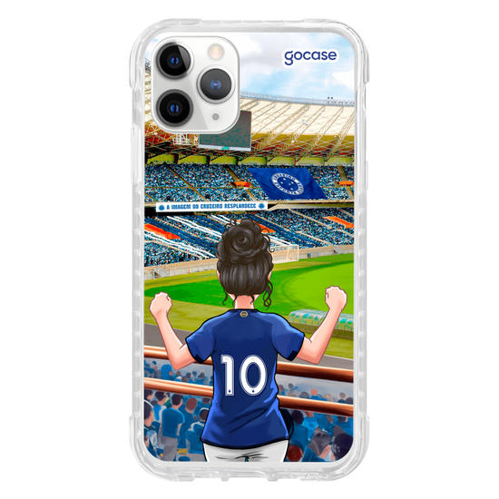 Capinha para celular  Cruzeiro - Torcedora Vibração Celeste