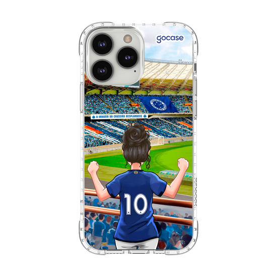 Capinha para celular  Cruzeiro - Torcedora Vibração Celeste