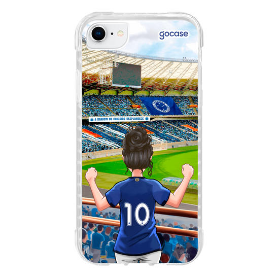 Capinha para celular  Cruzeiro - Torcedora Vibração Celeste