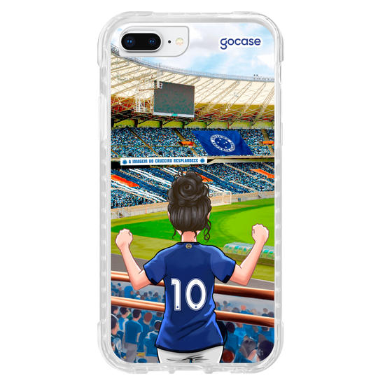 Capinha para celular  Cruzeiro - Torcedora Vibração Celeste
