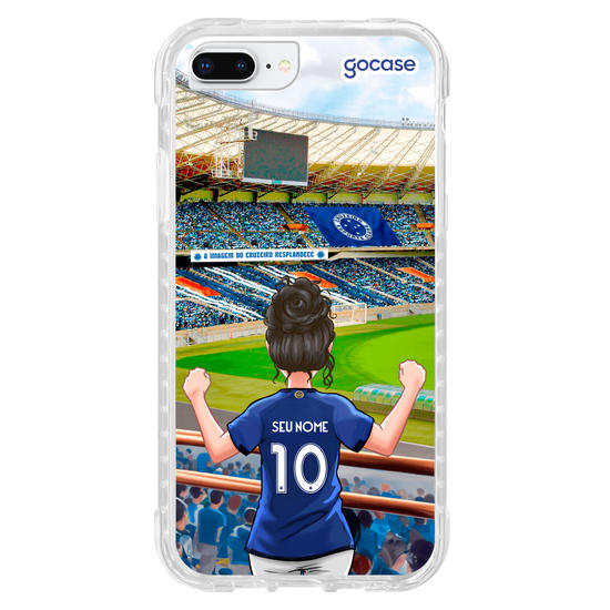 Capinha para celular  Cruzeiro - Torcedora Vibração Celeste