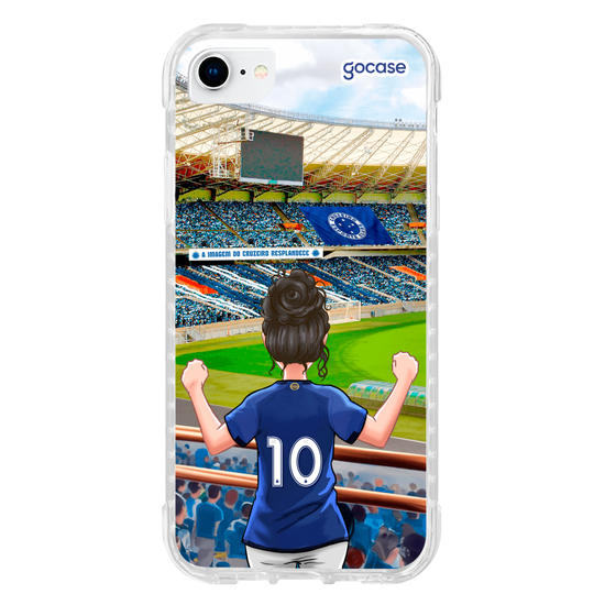 Capinha para celular  Cruzeiro - Torcedora Vibração Celeste