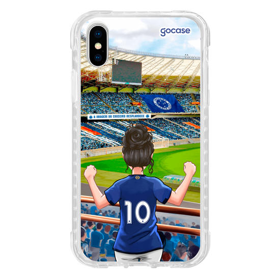 Capinha para celular  Cruzeiro - Torcedora Vibração Celeste