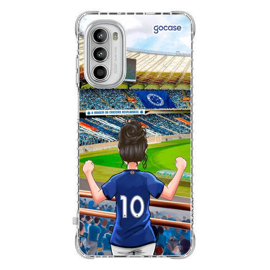 Capinha para celular  Cruzeiro - Torcedora Vibração Celeste