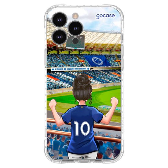 Capinha para celular  Cruzeiro - Torcedora Vibração Celeste