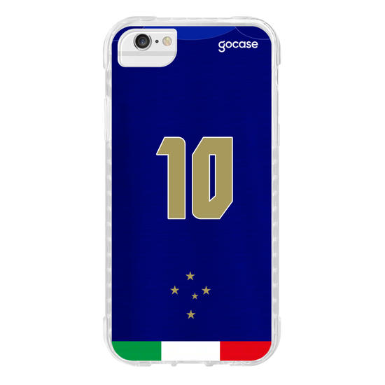 Capinha para celular Cruzeiro - Uniforme 1 2021 Personalizado
