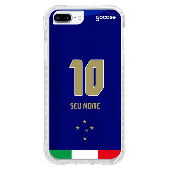 Capinha para celular Cruzeiro - Uniforme 1 2021 Personalizado